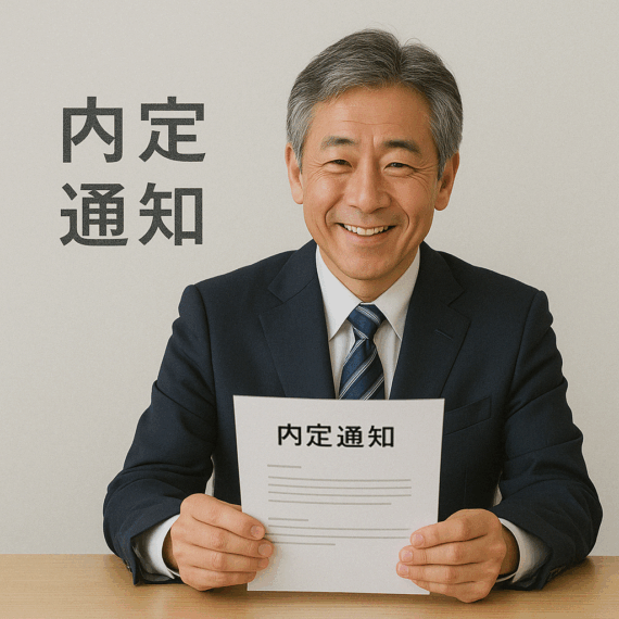 内定通知