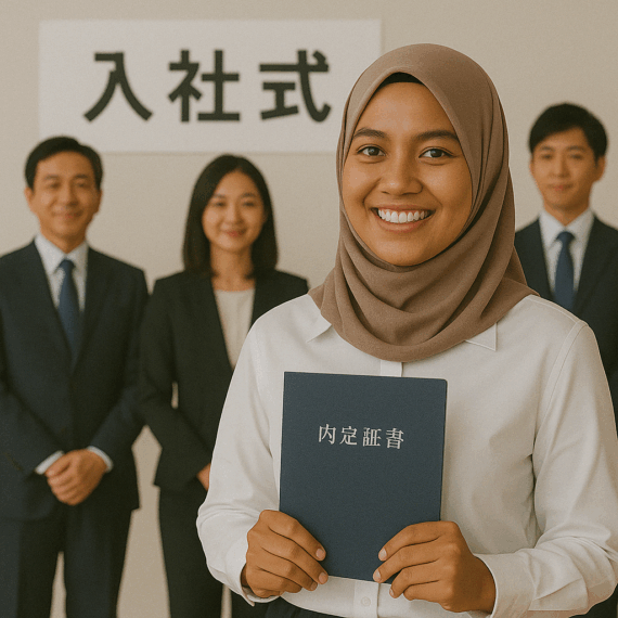 入社式